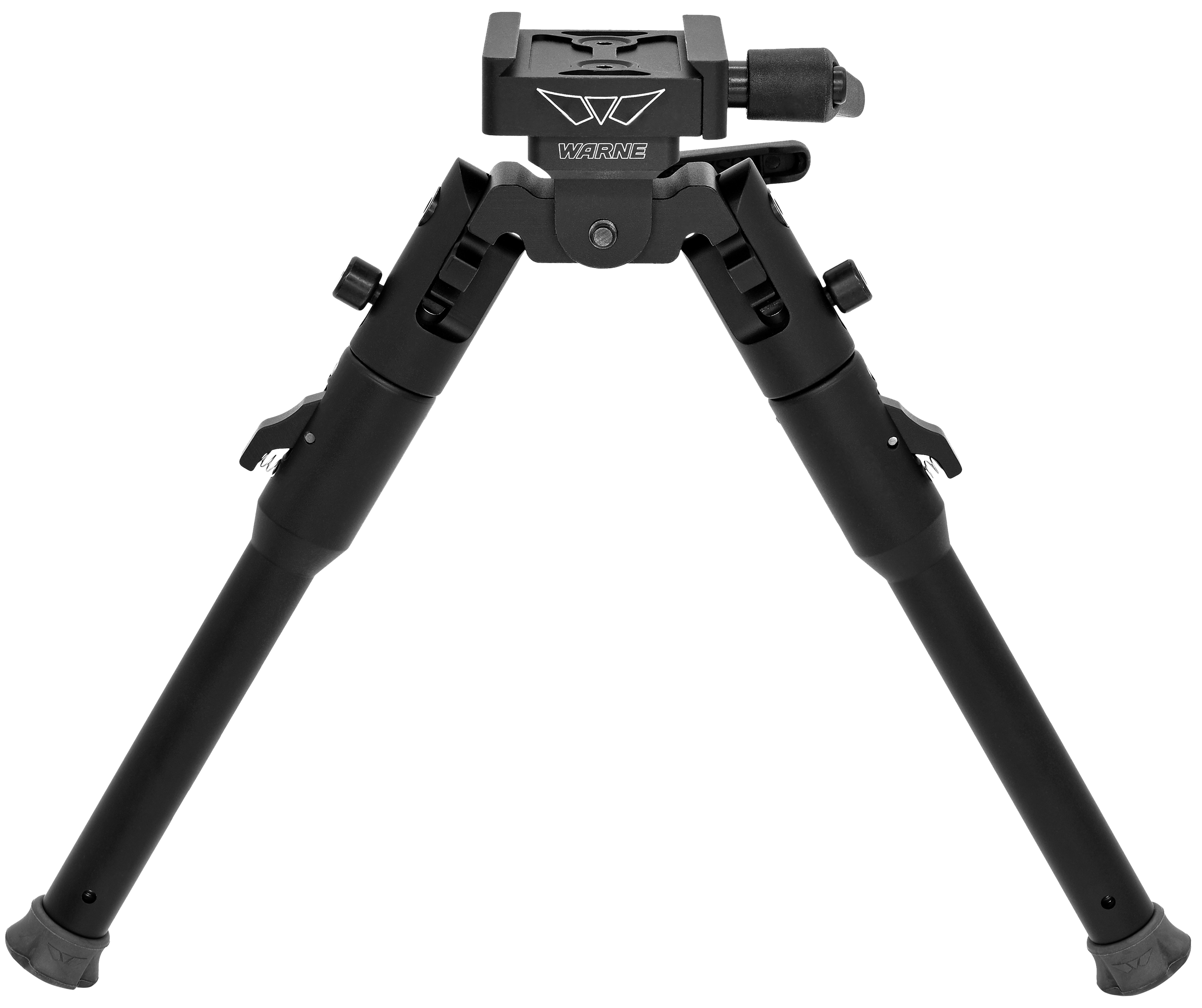 Warne 7912M Lite Bipod Skyline Matte Black 6.5"-11.15", Aluminum, ARCA