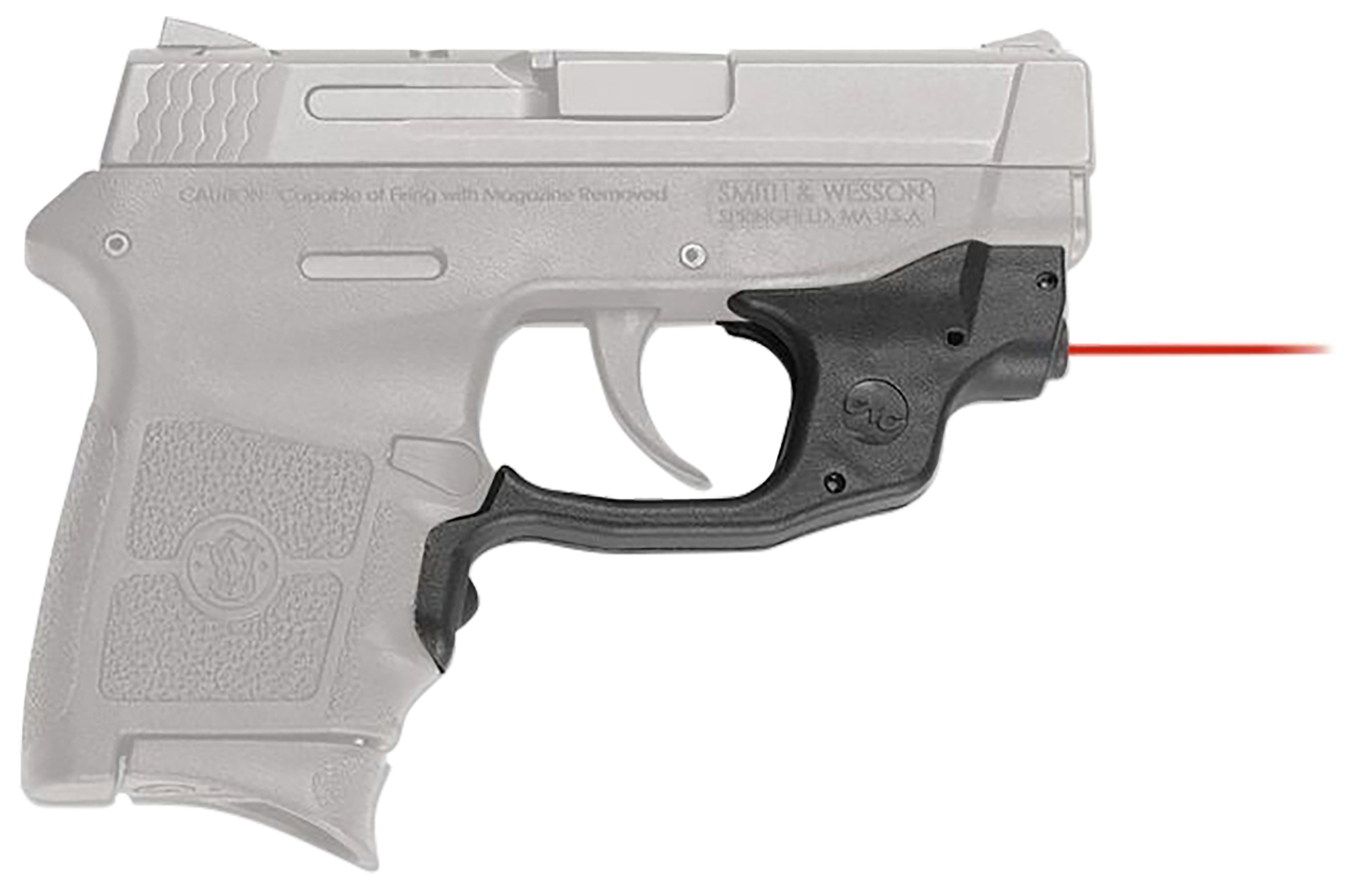 Crimson Trace 0145601 Laserguard  Fits S&W M&P Bodyguard .380, Red Laser Black Polymer