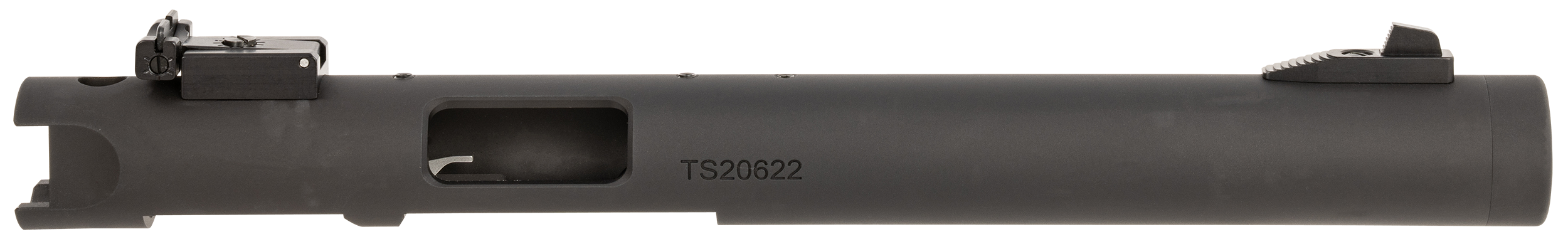 Tactical Solutions PL6TEMBNF Pac-Lite Barrel & Receiver 22 LR 6" Threaded Black Anodized Chrome Moly Steel Fits Ruger 22/45/Mark I/II/III