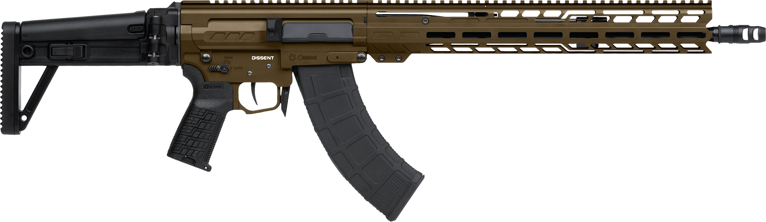 CMMG 86AD60B-MB  DISSENT MK4 762X39 16.1     MDBRZ