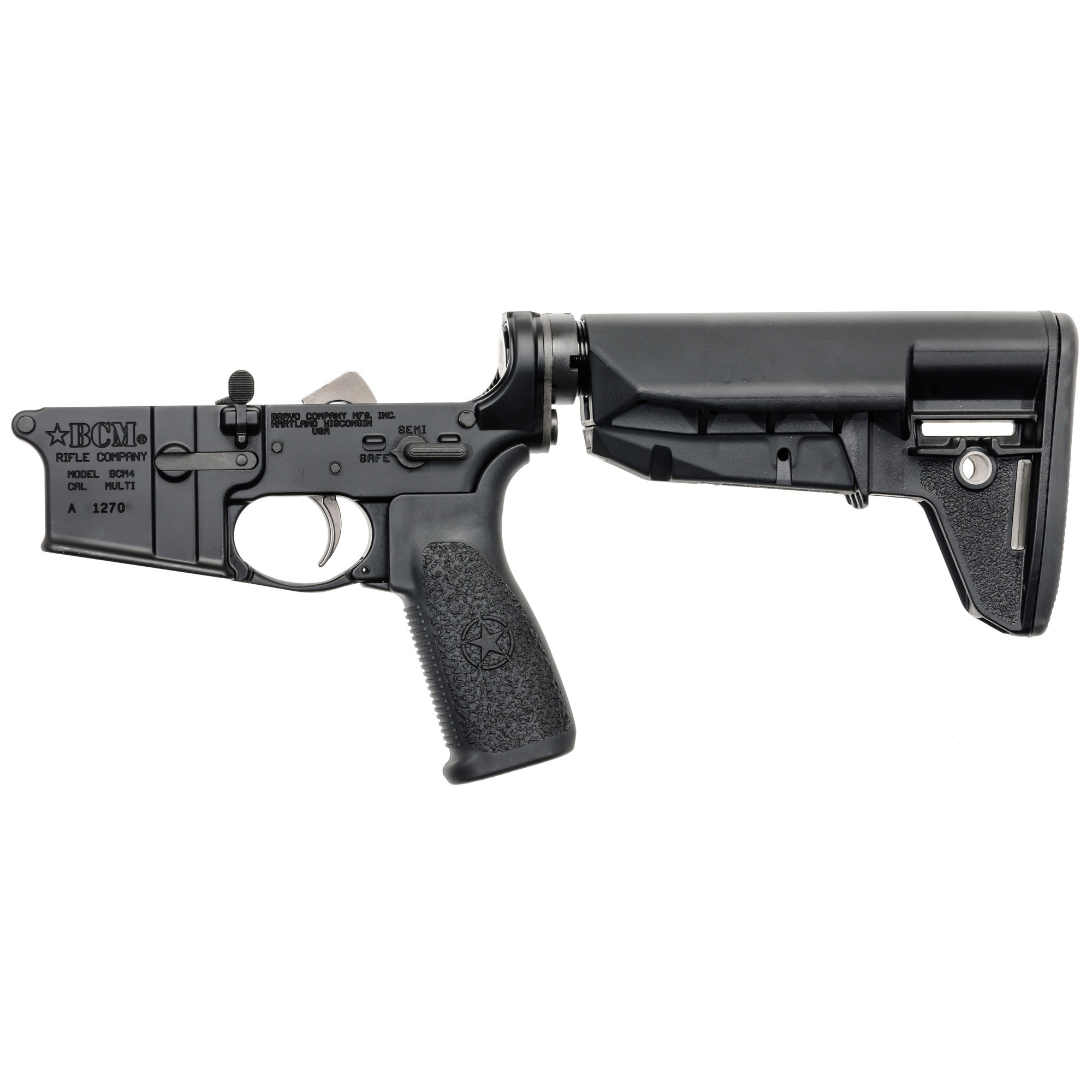 BCM CMPLT LWR W/SOPMOD 2 WB BLK BLEM