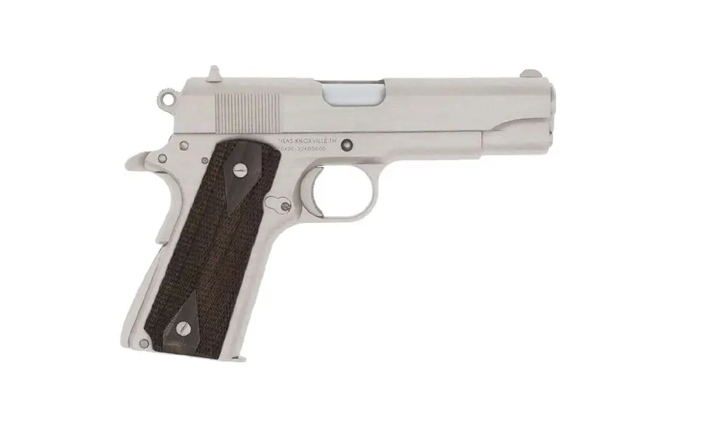 SDS TISAS 1911A1TC45M 45 ACP PSTL NICKL FINISH 4.25"