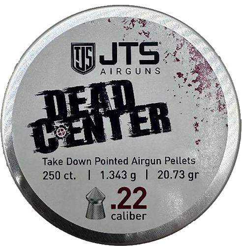 JTS PELLETS DEAD CENTER 22 POINTED 20.73 GR 250CT