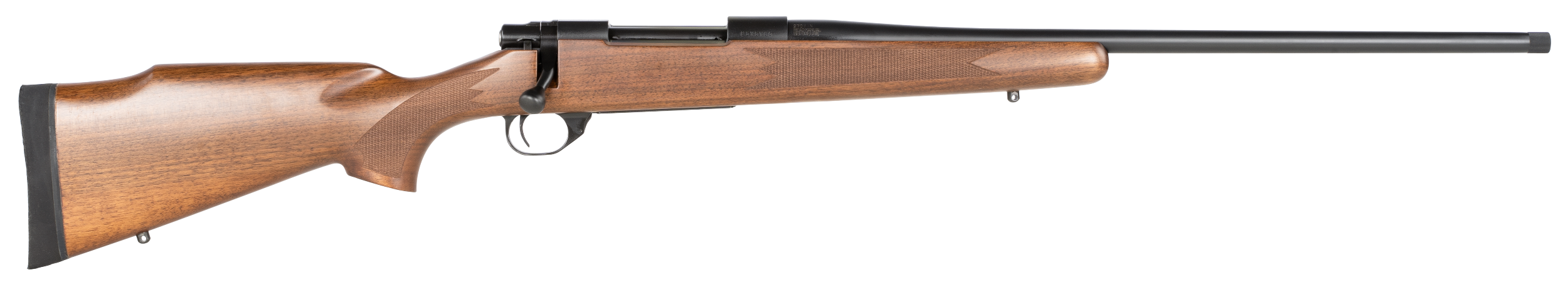 Howa HWH65CT M1500 Standard Hunter 6.5 Creedmoor 5+1 22" Black Steel Threaded Barrel, Black Steel Receiver, Walnut Fixed Wood Stock
