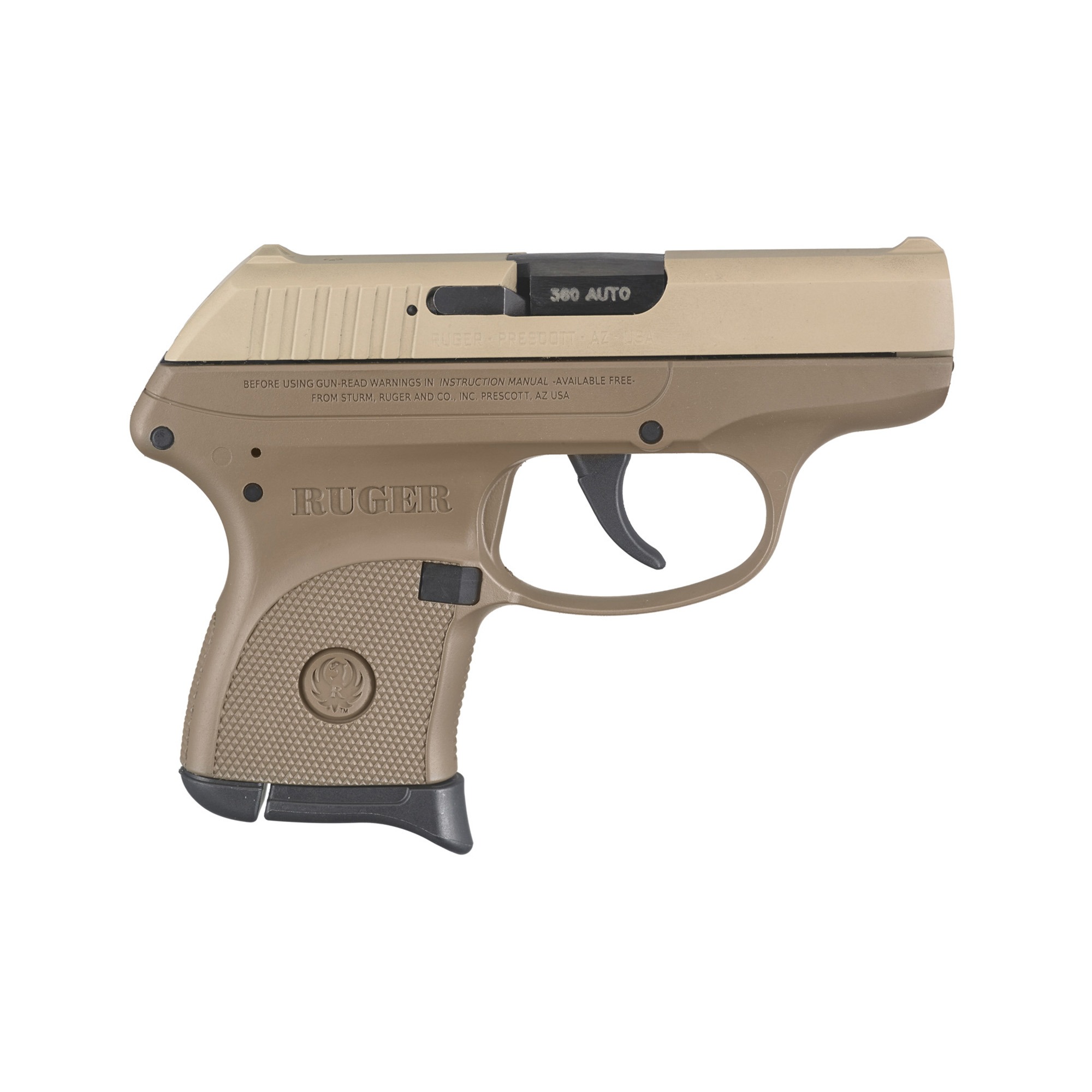 RUGER LCP 380ACP 2.75" FDE/SAGE 6RD