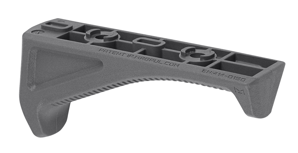Magpul MAG598-GRY M-LOK AFG Gray Polymer Angled Foregrip for AR-Platform