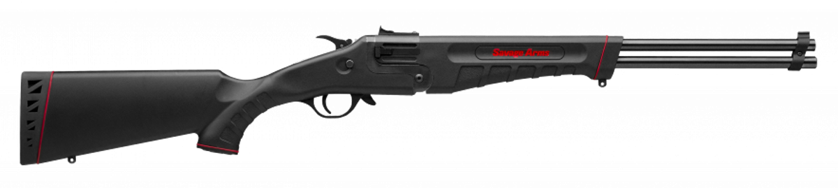 Savage Arms 22440 42 Takedown Full Size 22 LR/410 Gauge 1rd 20" Satin Black Sporter Barrel Satin Black Carbon Steel Receiver Matte Black Fixed Synthetic Stock Ambidextrous