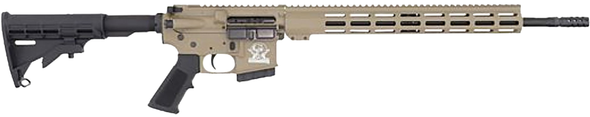 Great Lakes Firearms GL15350SSFDE16 GLFA  350 Legend 5+1 18" Stainless Threaded Barrel, Flat Dark Earth Cerakote Picatinny Rail Aluminum Receiver, M-LOK Handguard, Black Synthetic Stock, Mil-Spec Grip