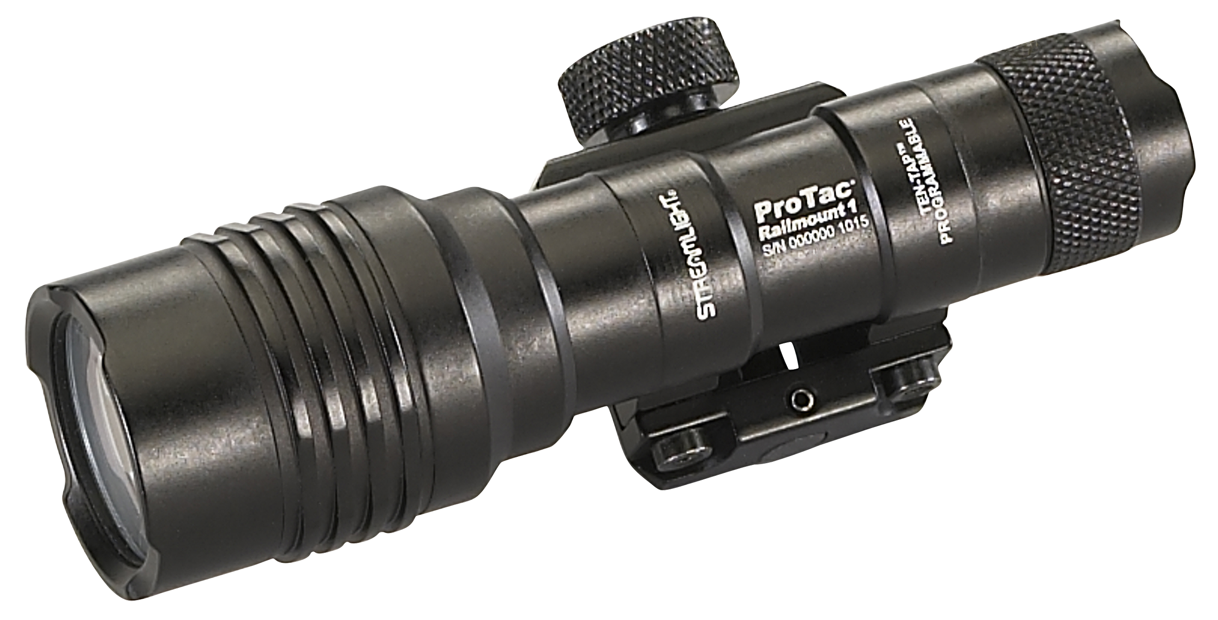 Streamlight 88058 ProTac Rail Mount 1 Black Anodized Aluminum Rifle 40/350 Lumens, White LED Bulb, 219 Meters Beam, Picatinny Rail Mount