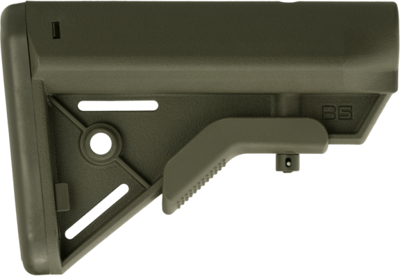 B5 Systems BRV1104 Bravo  OD Green Synthetic for AR-Platform with Mil-Spec Receiver Extension (Tube Not Included)