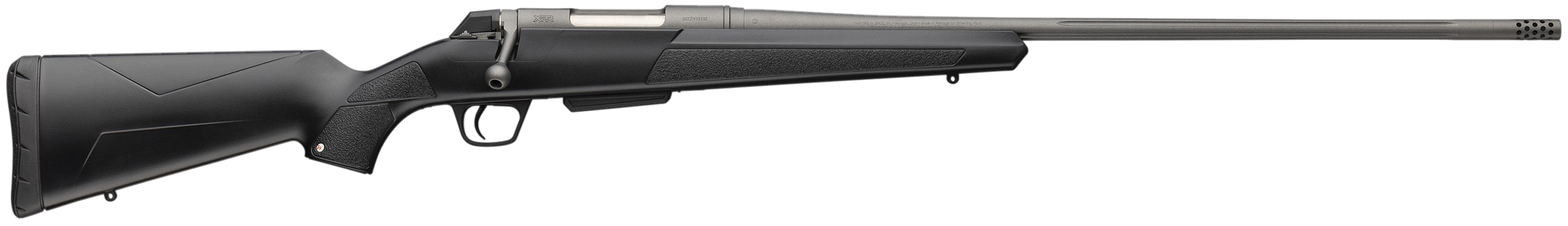 Winchester Repeating Arms 535801294 XPR Extreme 6.5 PRC 3+1 24" Tungsten Cerakote Fluted Threaded Barrel & Drilled & Tapped Steel Receiver, Fixed Black Synthetic Stock