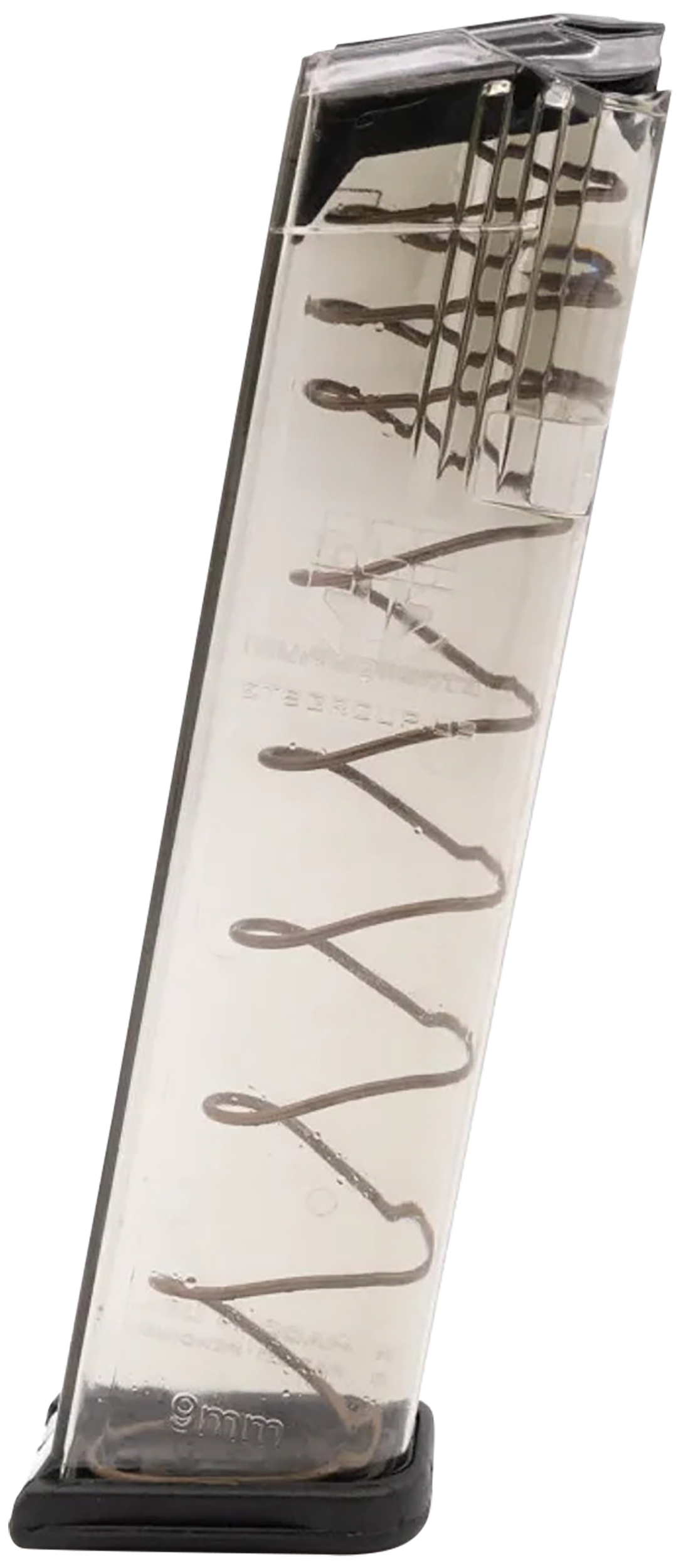 ETS Group GLK922 Pistol Mags Competition Legal 22rd 9mm Luger Compatible w/Glock 17/18/19/19X/26/34/45 Gen1-5 Clear Polymer