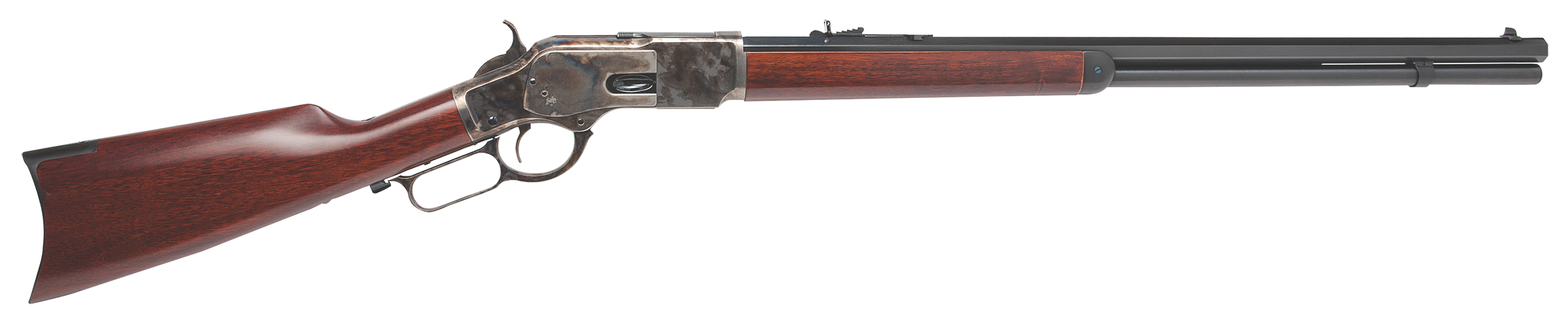 Cimarron CA282 1873 Sporting Full Size 45 Colt (Long Colt) 13+1 24" Blued Octagon Barrel, Color Case Hardened Stainless Steel Receiver, Fixed Walnut Stock, Right Hand