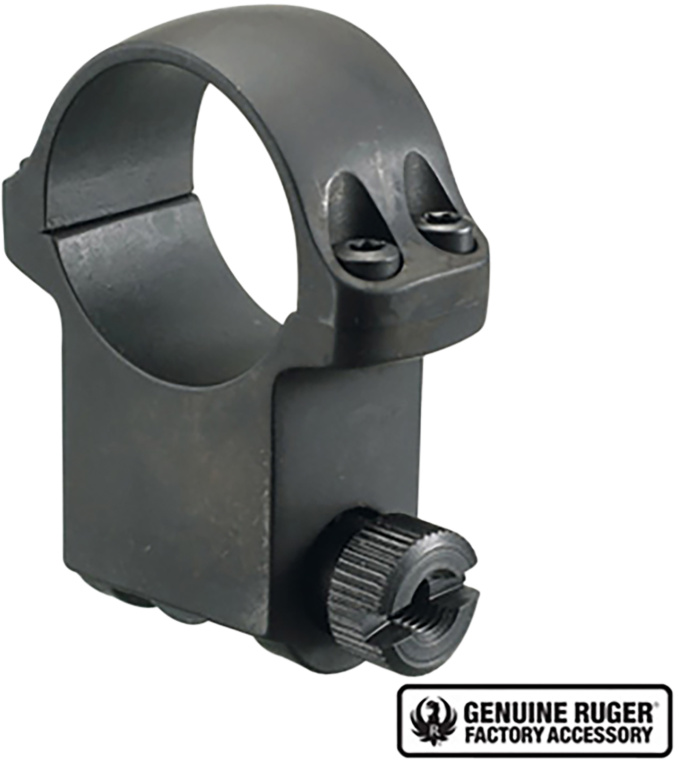Ruger 90280 6BHM Scope Ring  Matte Black 1" Extra High