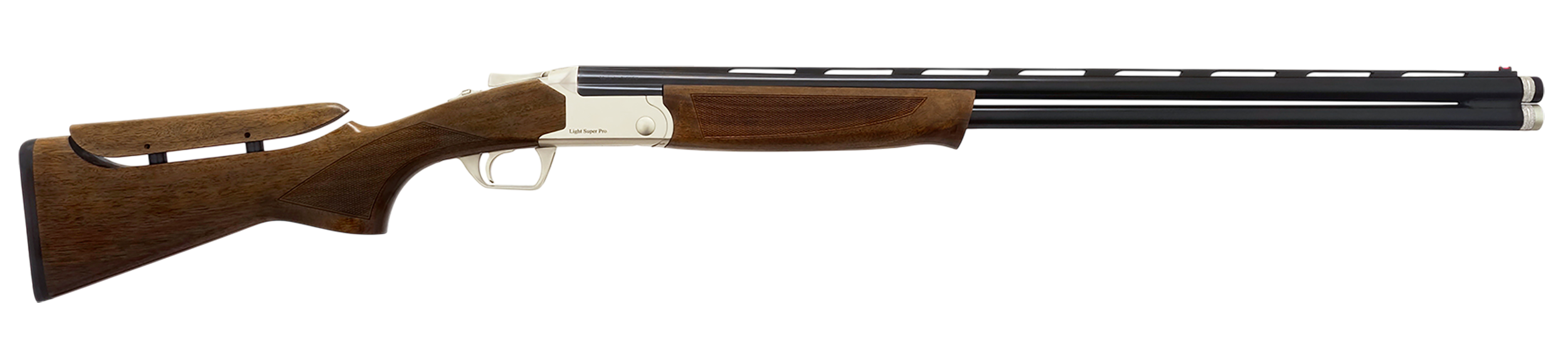 Silver Eagle Arms LSP1230 Light Super 12 Gauge 3" 2rd 30" Black Over/Under Vent Rib Barrel, Black Steel Receiver, Fixed Walnut Stock