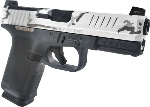 RUGER RXM 9MM LUGER 4" ADJ 15-SHOT WHITE CAMO SLIDE