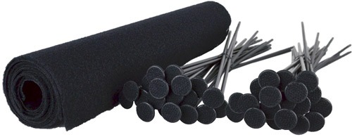 GSS LARGE RIFLE ROD KIT 40 BLK RIFLE RODS .22 CAL 19"X45"!