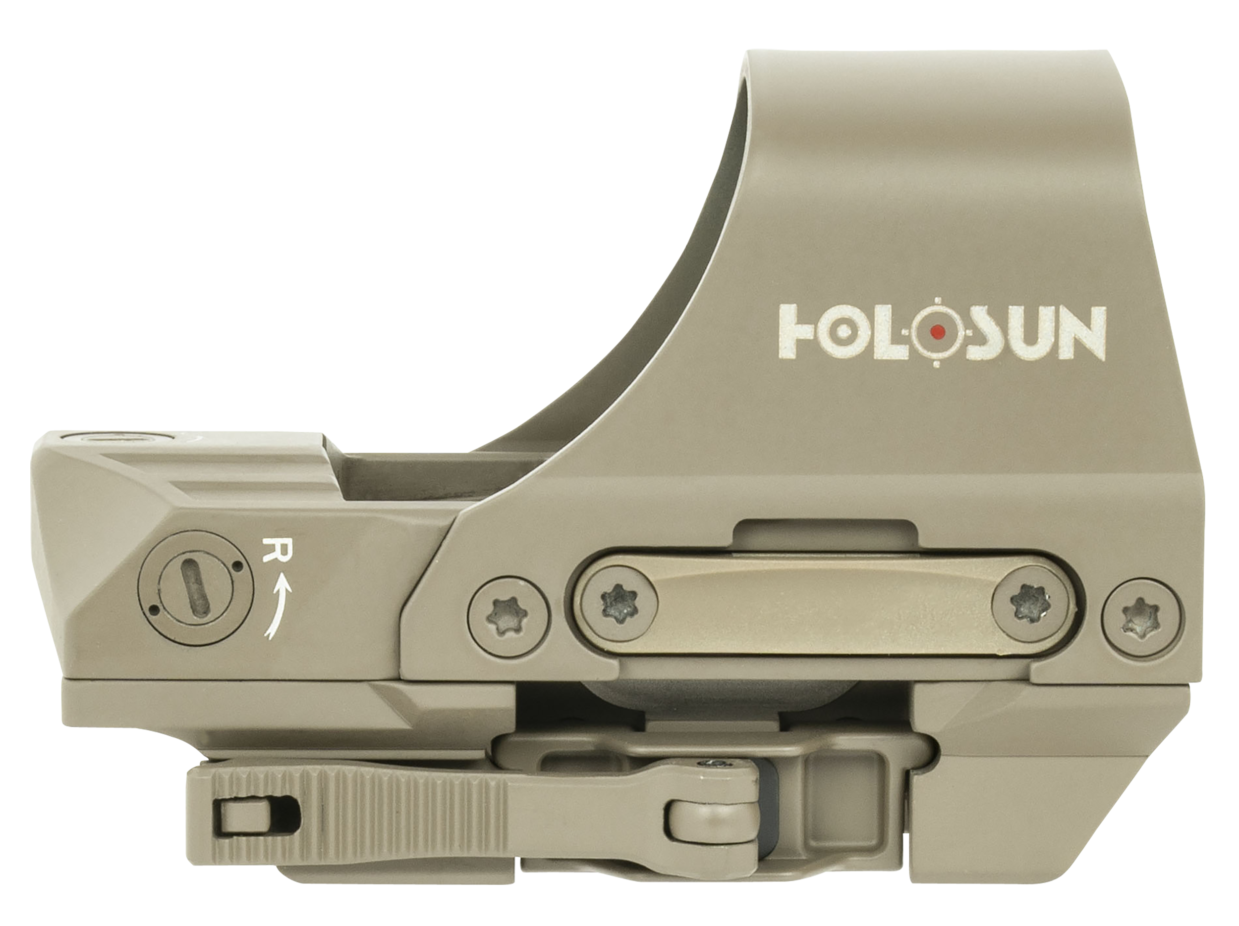 Holosun HS510CFDE 510 Flat Dark Earth 1x, 2 MOA Red Dot/65 MOA Circle Reticle