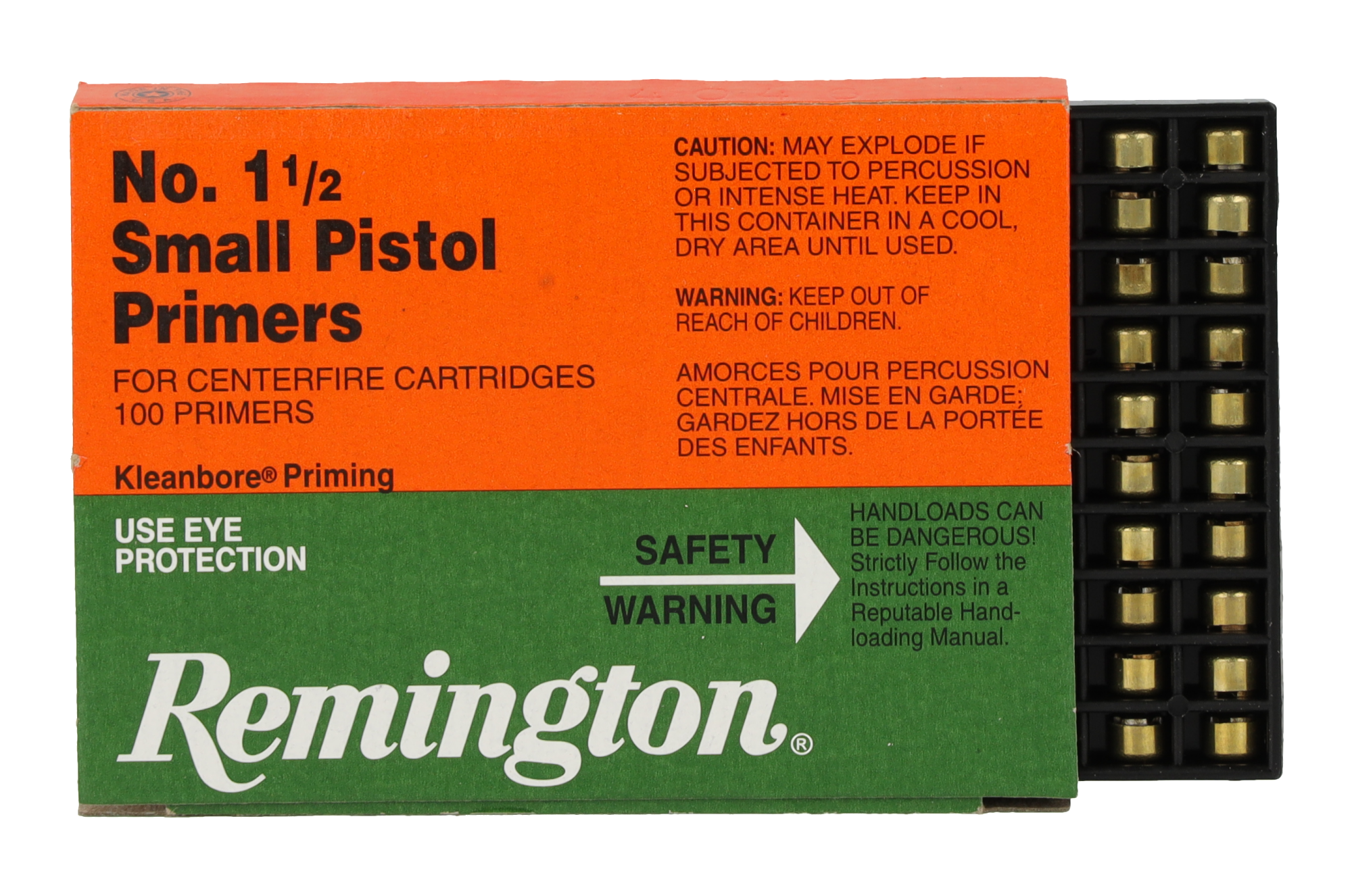 Remington Ammunition 22600 Centerfire Primers Reloading Small Pistol Multi Caliber Handgun