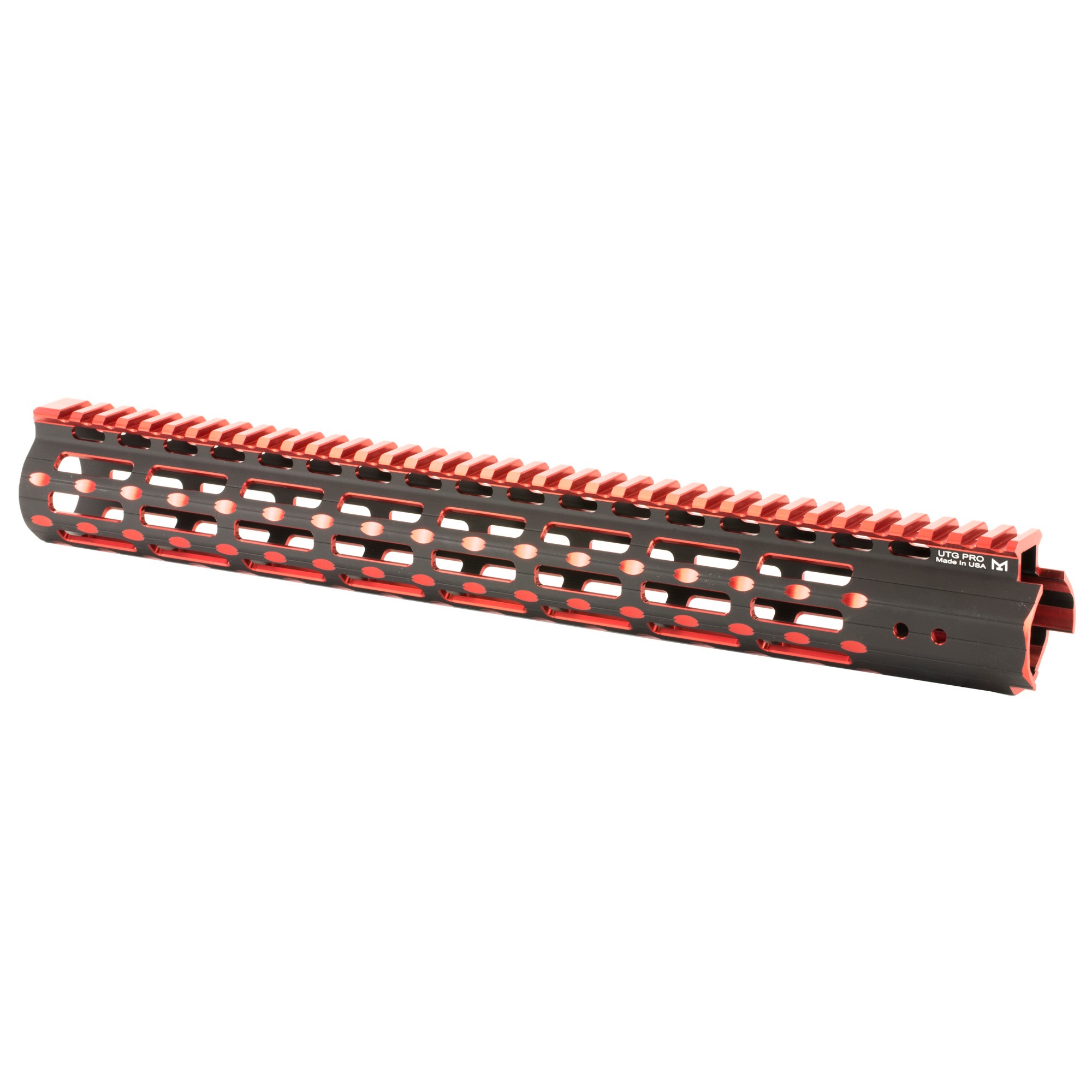 UTG PRO M-LOK 15"SSLM 2TN RL BLK/RD