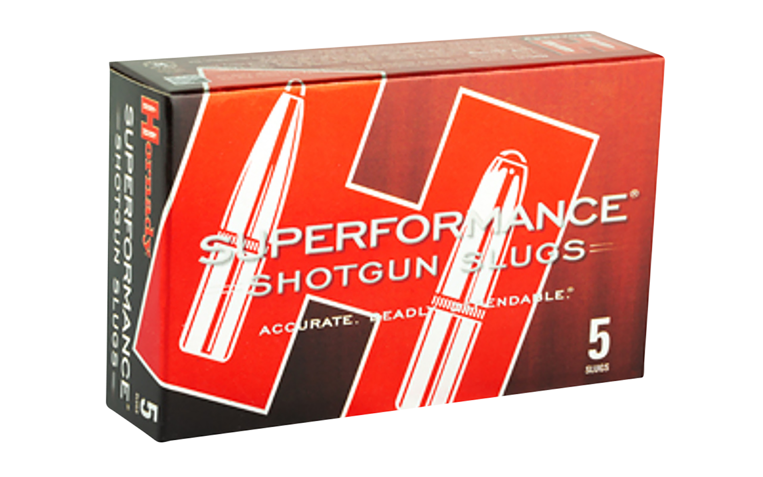 Hornady 86236 Superformance  12 Gauge 2.75" MonoFlex Slug Shot 5 Per Box/ 20 Case