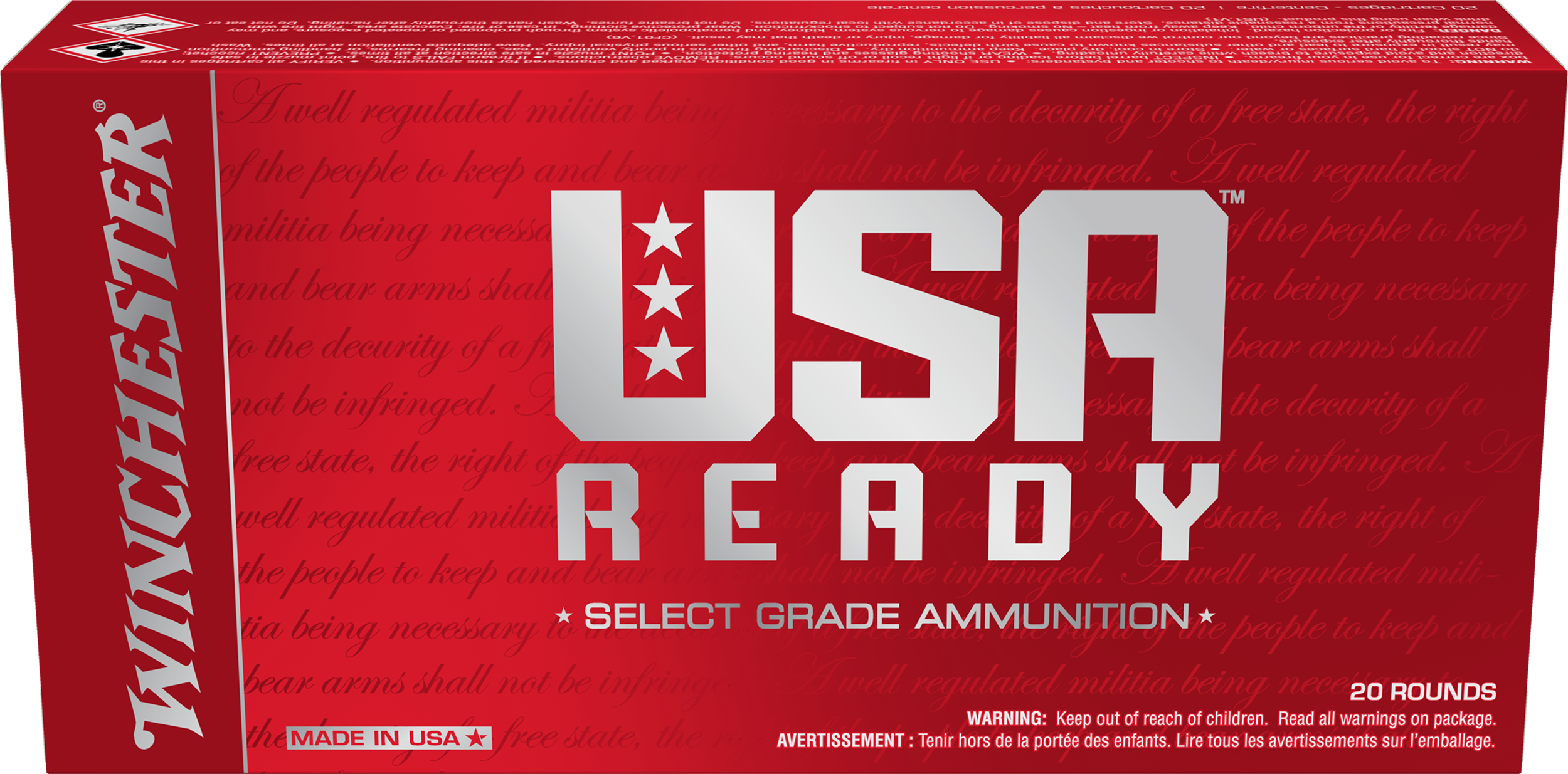Winchester Ammo RED65PRC USA Ready  6.5PRC 140gr Open Tip 20 Per Box/10 Case