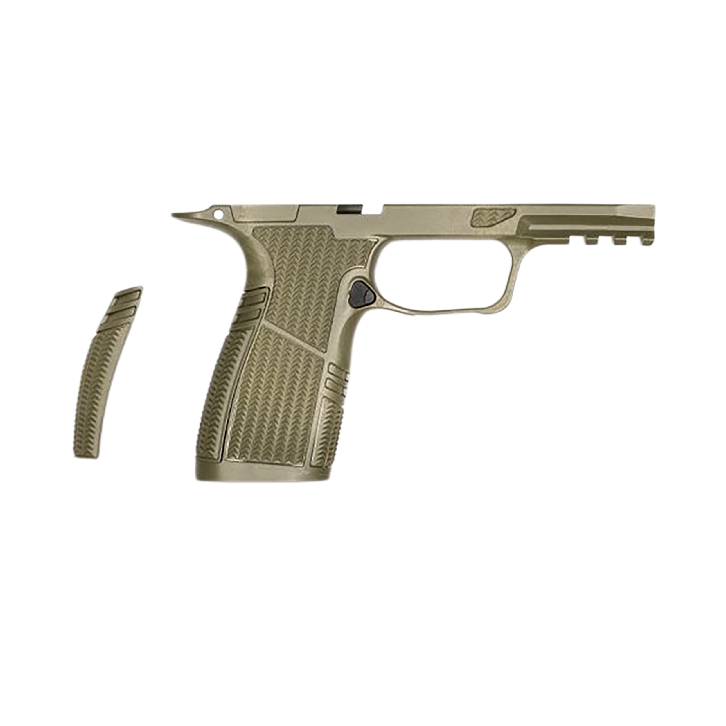 Tyrant CNC TDP365GRMMACROOD Snub Nose Grip Module OD Green Fits Sig P365