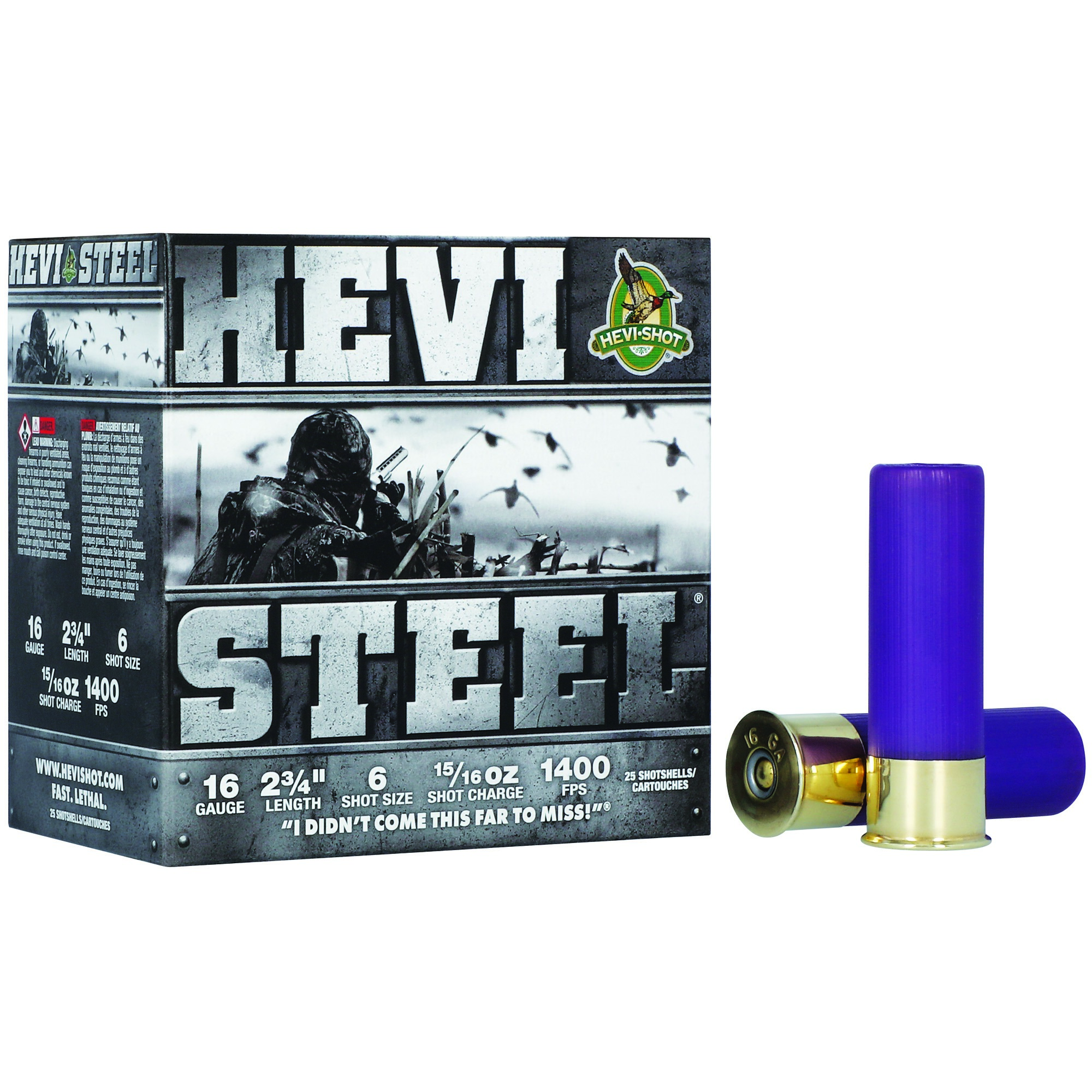 HEVI-STEEL 16GA 2.75" 15/16OZ #6