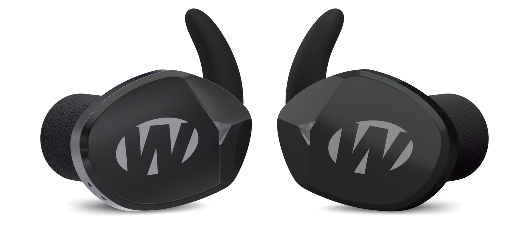 Walker's GWPSLCR2BT Silencer 2.0 Bluetooth In The Ear Black Polymer