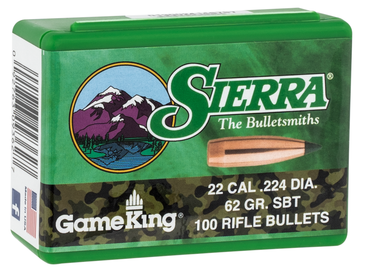 Sierra 9362 GameKing 62gr Spitzer Boat Tail 100/Box