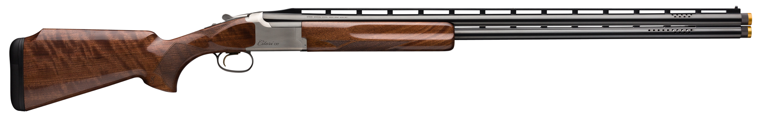 Browning 018181326 Citori CXT White 12 Gauge 30" Barrel 3" 2rd, Blued Steel Barrel, Silver Nitride Finished Receiver, American Black Walnut Monte Carlo Stock With Inflex Recoil Pad