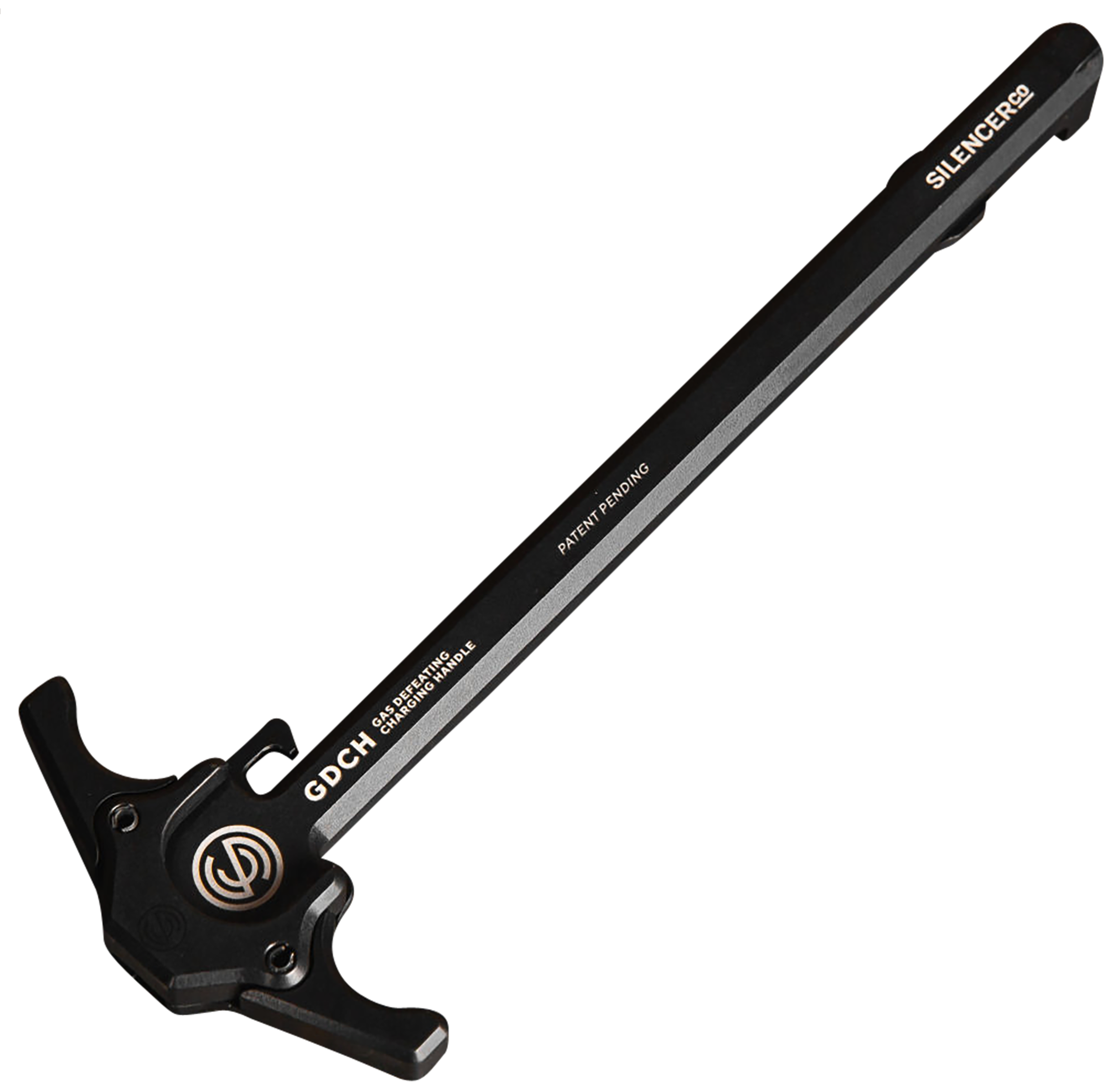 SilencerCo AC5062 Gas Defeating Charging Handle made of Black Anodized 7075-T6 Aluminum & Ambidextrous Design for AR-15