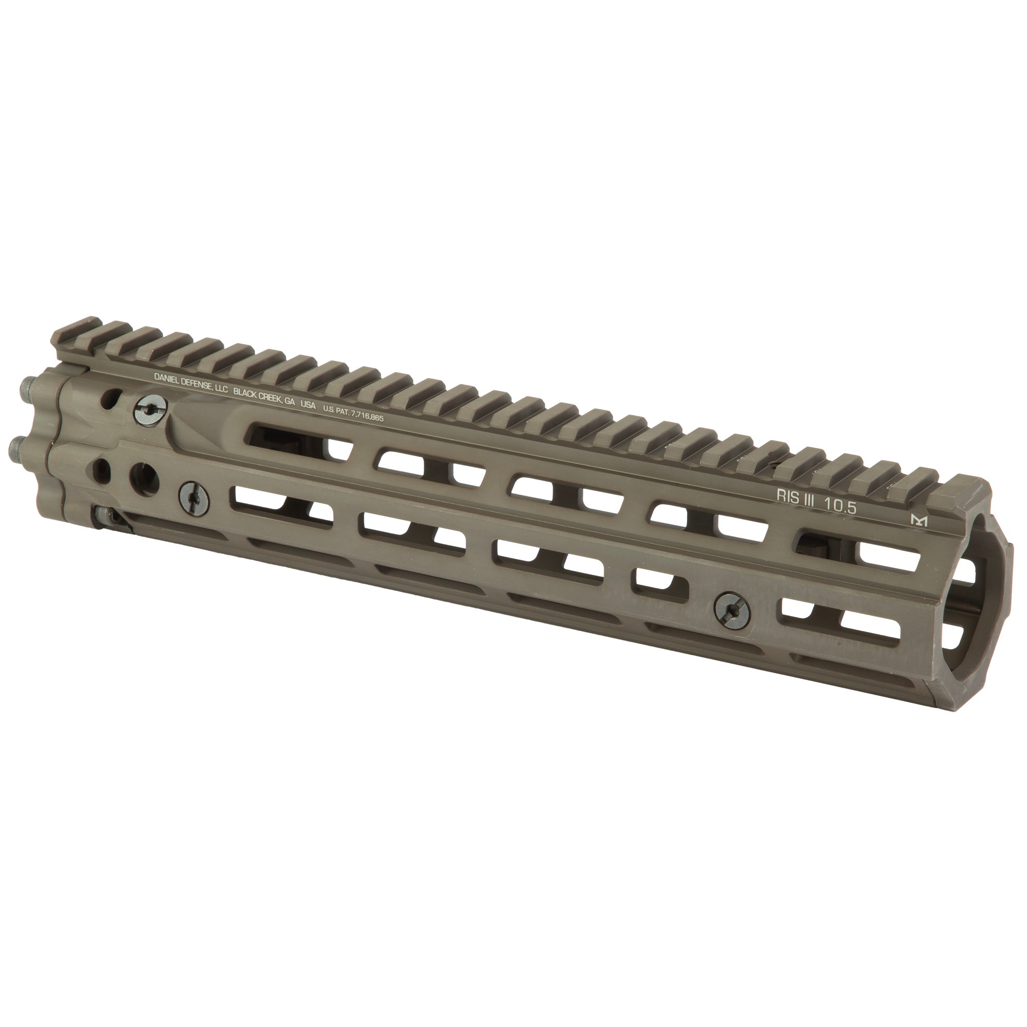 DD RIS III RAIL ASSEMBLIES 10.5" FDE