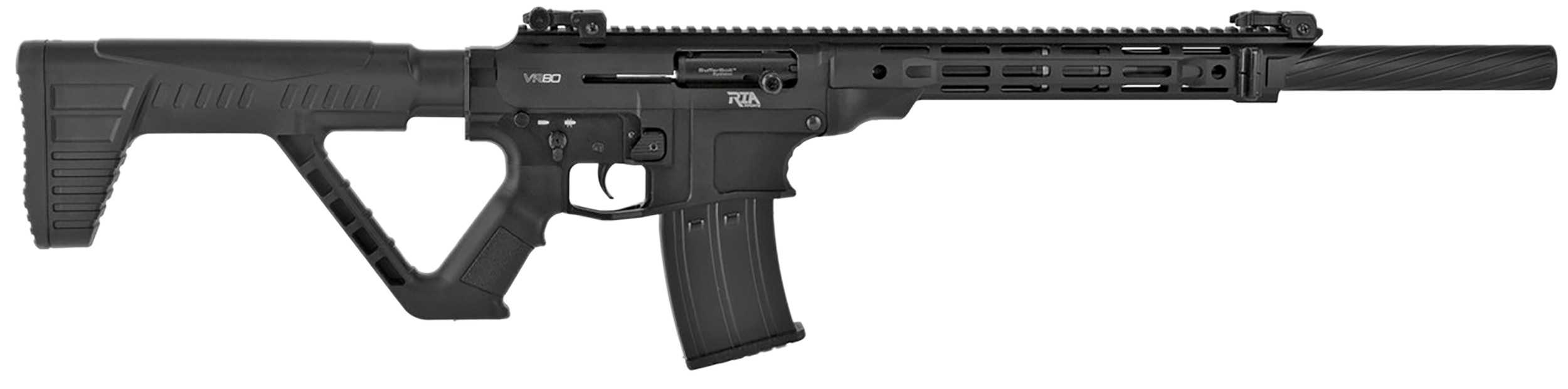 Rock Island VR80CA VR80 *CA Compliant 12 Gauge Semi-Auto 3" 5+1 20" Black Steel Barrel, Black Anodized Aluminum Receiver, Black Thumbhole Synthetic Stock, Black Polymer Grip