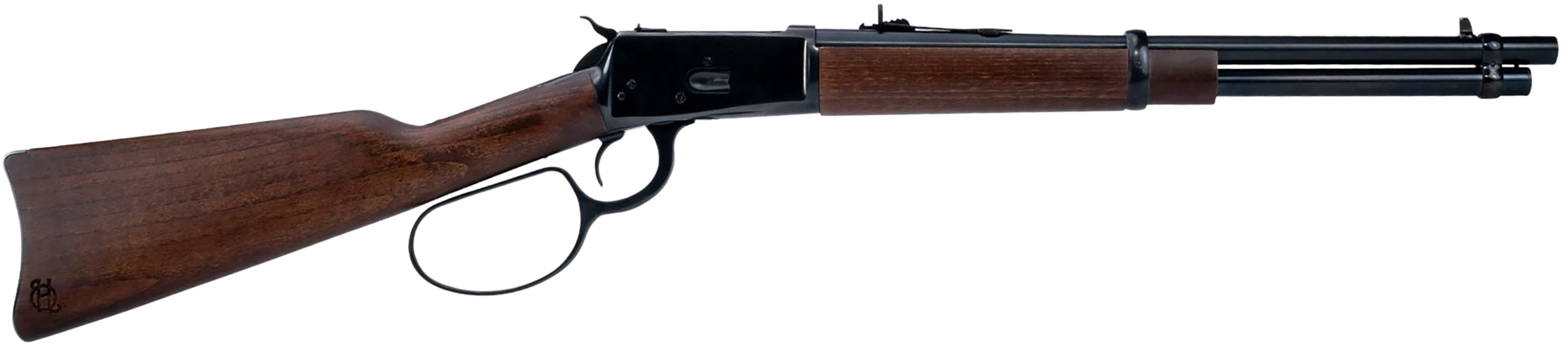 Heritage Mfg H92357161 92 Ranch Hand 38 Special +P/357 Mag 8rd 16.50" Black Polished Steel Barrel, Black Polished Alloy Steel Receiver, Fixed Hardwood Stock