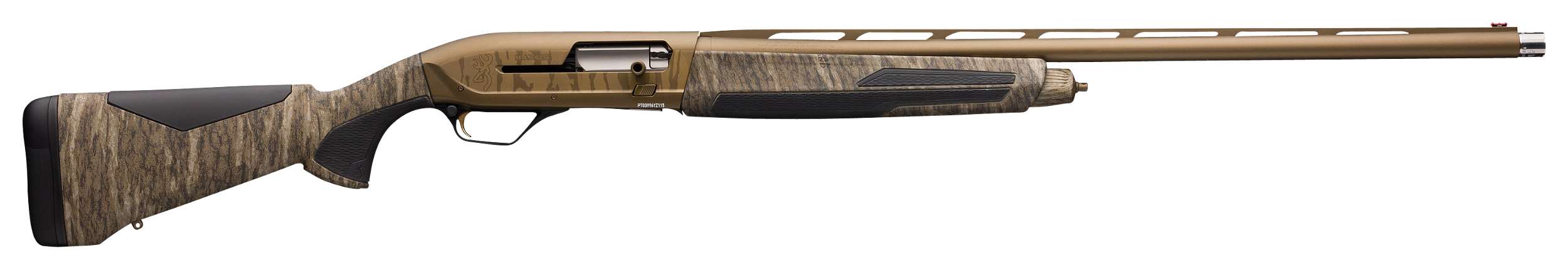 Browning 011706205 Maxus II Wicked Wing 12 Gauge 3.5" 4+1 26" Barrel, Burnt Bronze Cerakote Metal Finish, Mossy Oak Bottomland with Overmolded Grip Panels Stock