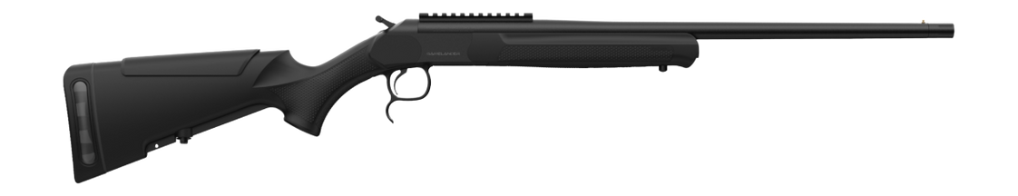 Retay USA GML3006BLK20 Gamelander 30-06 Springfield 1rd 20" Black Chrome Single Shot Barrel, Black Chrome Steel Receiver w/Picatinny Rail, Matte Black Adjustable Cheek Piece Synthetic Stock, Ambidextr