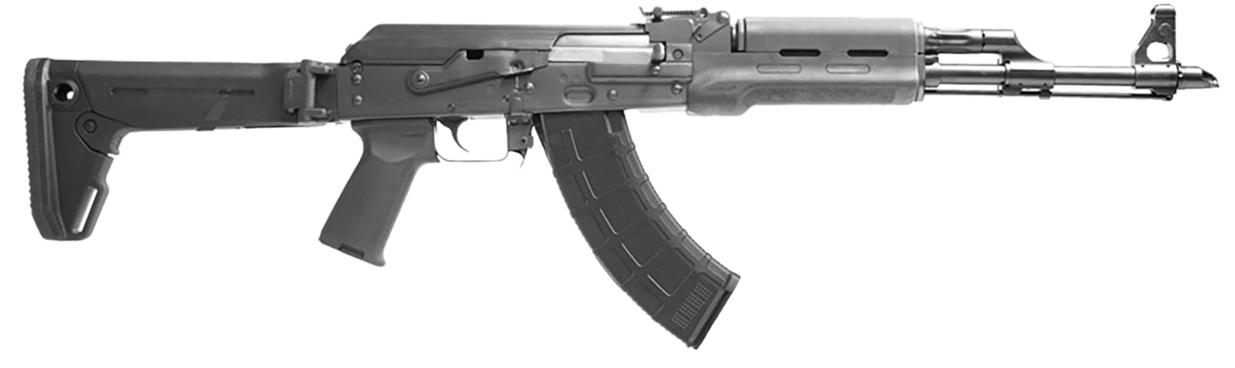 Zastava Arms Usa ZR7762MPF ZPAPM70  7.62x39mm 30+1 16.30" Black Chrome Lined Steel Barrel, Black Polymer Handguard, Black Synthetic Magpul  Zhukov Side Folder Stock, Black Magpul AK Grip