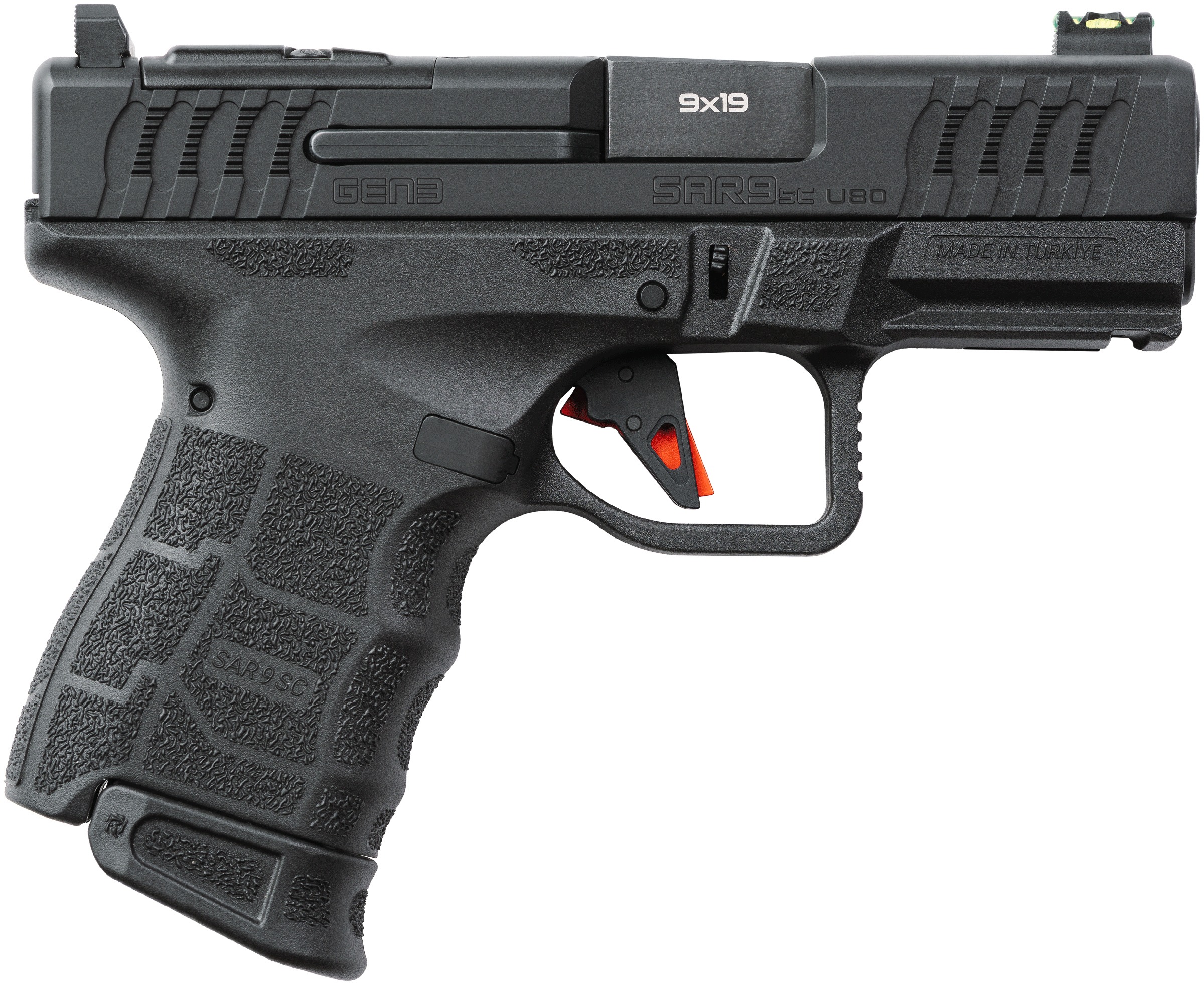 SAR SAR9 9MM SUBCOMPACT GEN3 U-80 12/15RD