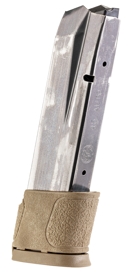 Smith & Wesson 194770000 M&P  14rd 45ACP Brown Floor Plate Steel