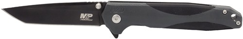 S&W KNIFE M&P M2.0 2-TONE CLIP FOLDER 3.5" TANTO FGR FLIPPER!