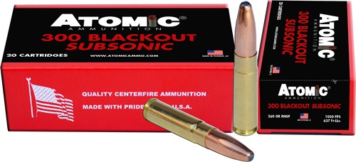 ATOMIC 300 AAC 260GR SUBSONIC RNSP 20RD 10BX/CS