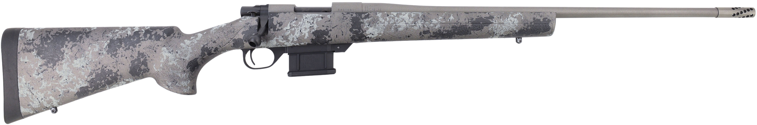 Howa 1500 Fence Line Mini Action 6mm ARC 22" 5rd Gray Camo Rifle