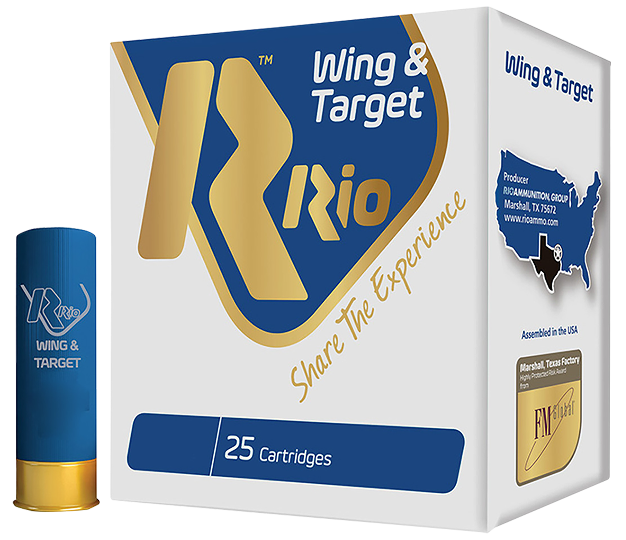 Rio Ammunition WT288 Wing & Target 12Gauge 2.75" 1oz 8Shot 25 Per Box/10 Case