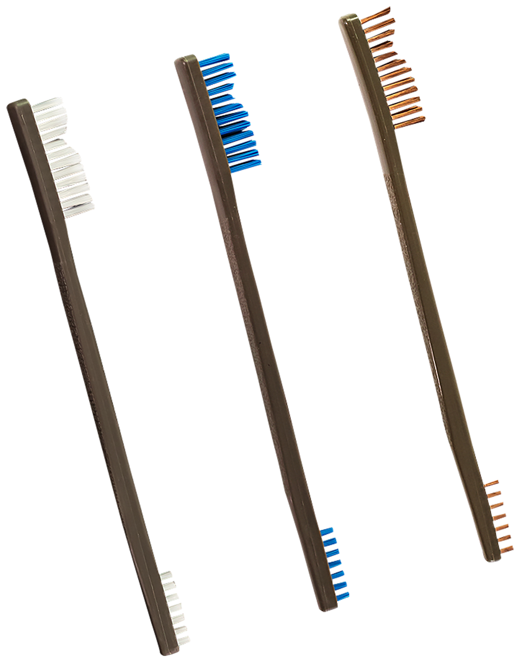 Otis FG3163 AP Brushes Bronze/Nylon/Stainless Steel Bristles 3 Pack