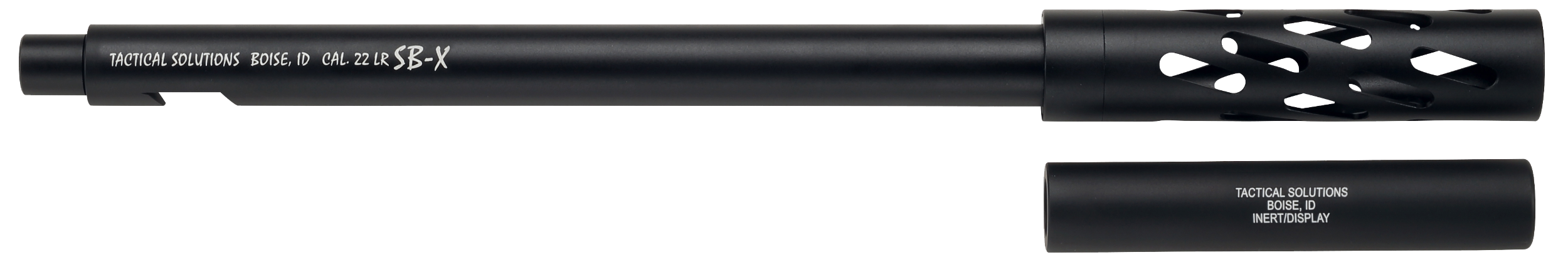 Tactical Solutions 1022SBXMB X-Ring SB-X Barrel 22 LR 16.50" Black Matte Aluminum Fits Ruger 10/22