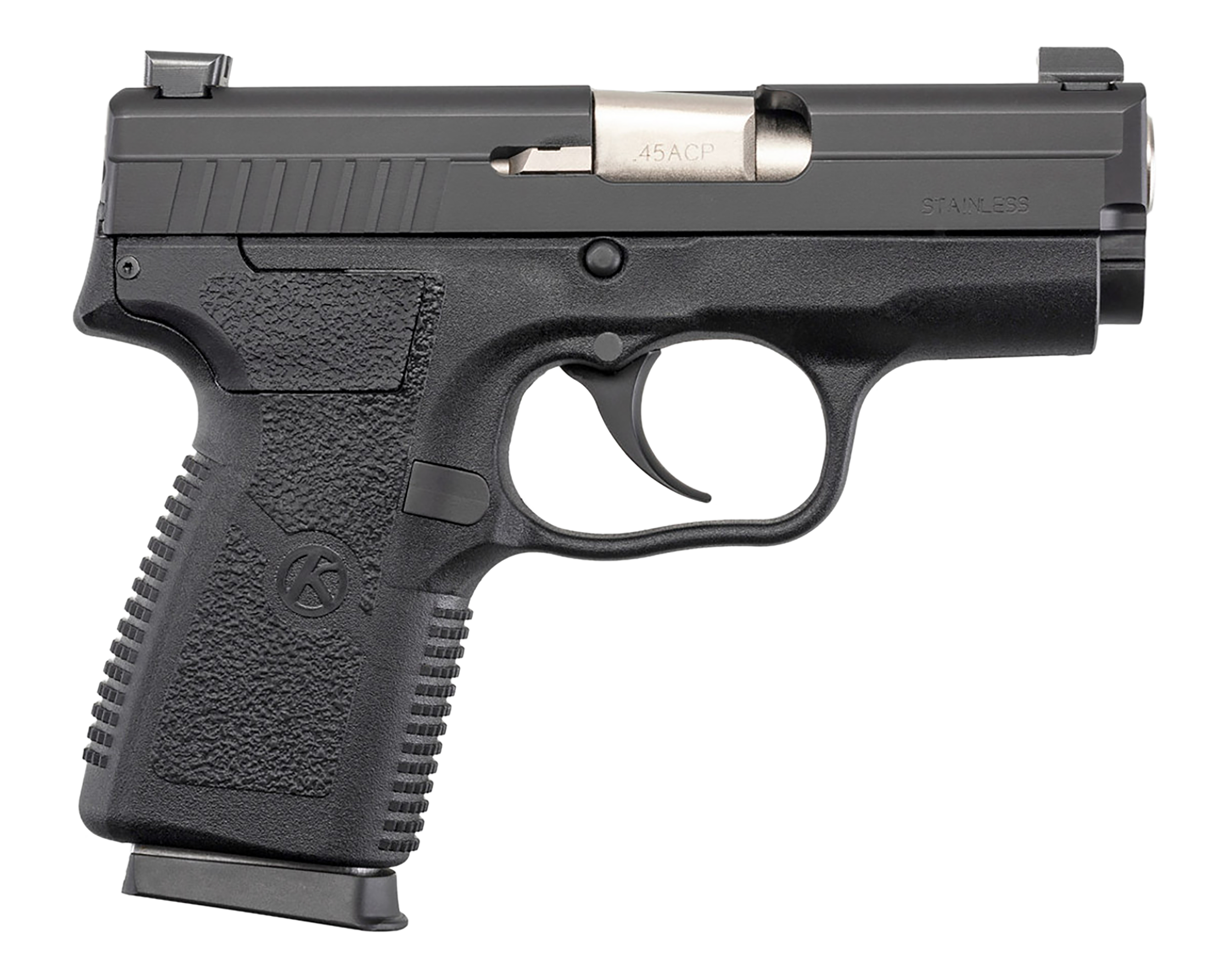 Kahr Arms PM4544N PM 45 ACP Caliber 3.20" Stainless Barrel 5+1/6+1, Black, TruGlo Night Sights
