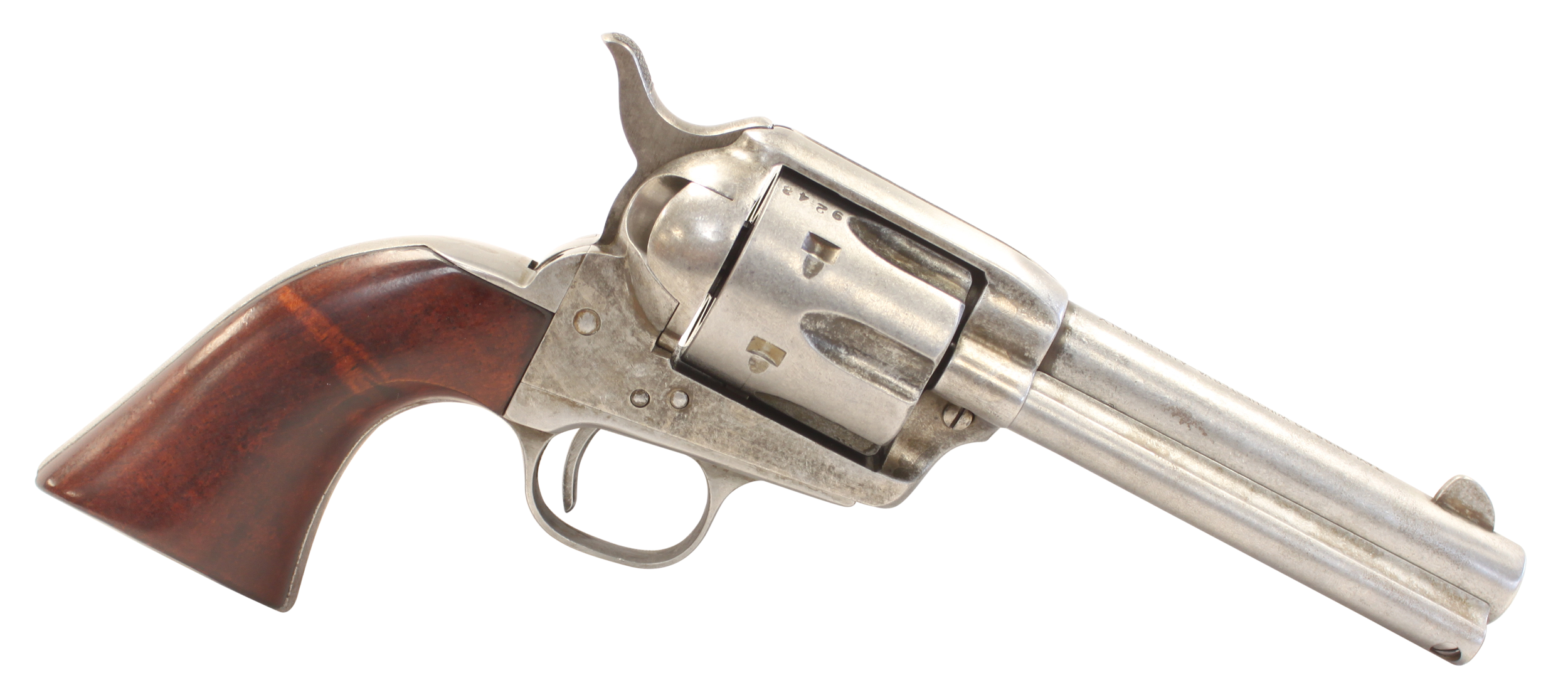 Taylors & Company 555111 1873 Cattleman 45 Colt (LC) Caliber with 4.75" Barrel, 6rd Capacity Cylinder, Overall Antique Finish Steel & Walnut Grip