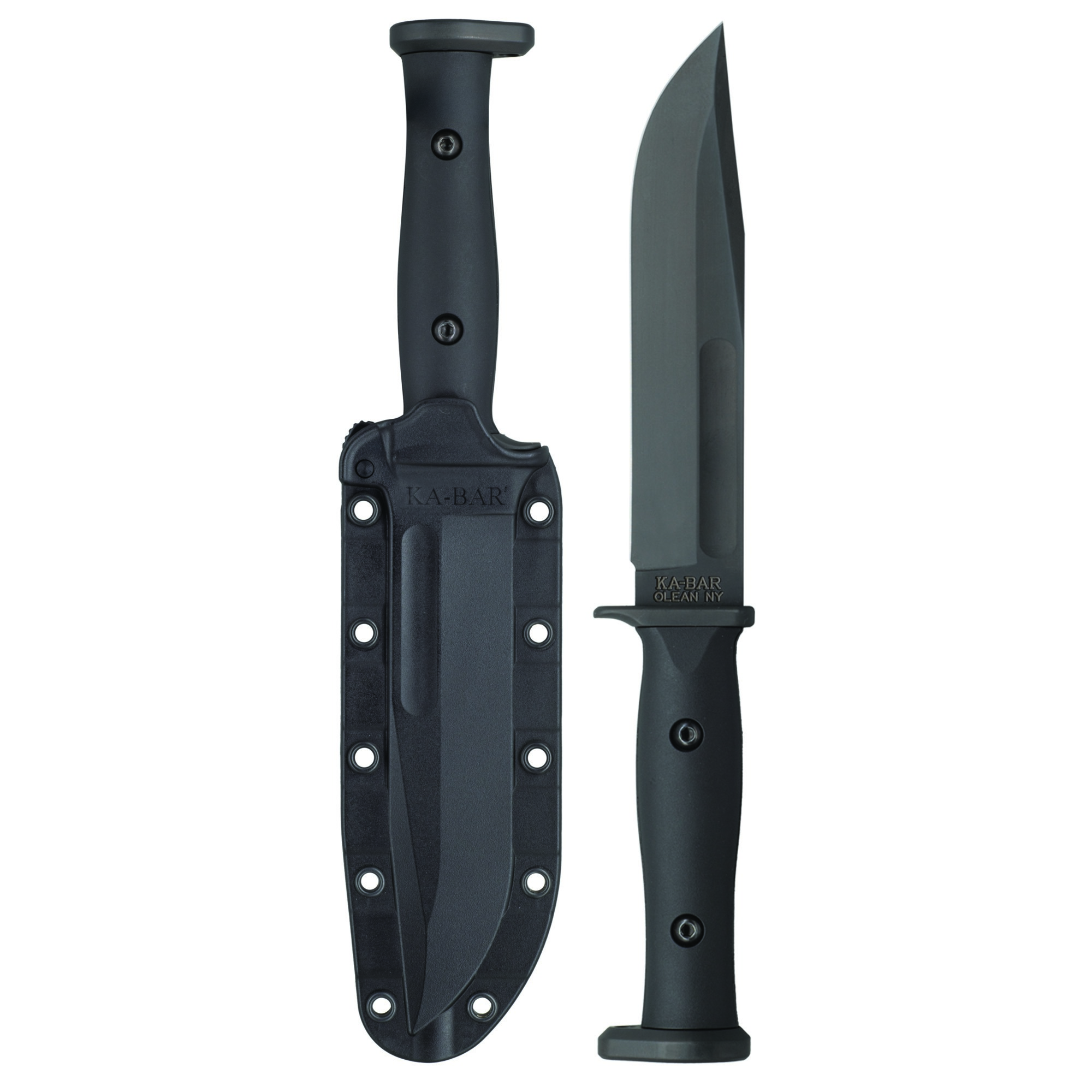 KBAR SLABBY FIXED 6.86" BLK W/SHEATH