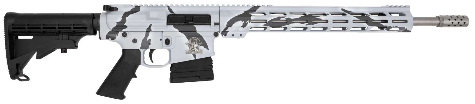 GREAT LAKES GL10 308WIN PURSUIT SNOW CAMO/STS 18" 1-10RD